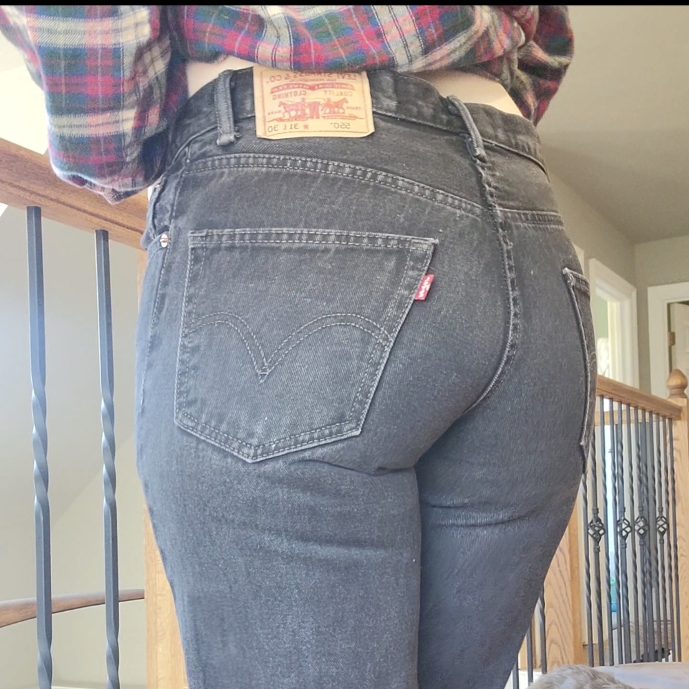 Vintage black Levis 29 - Picture 6 of 7
